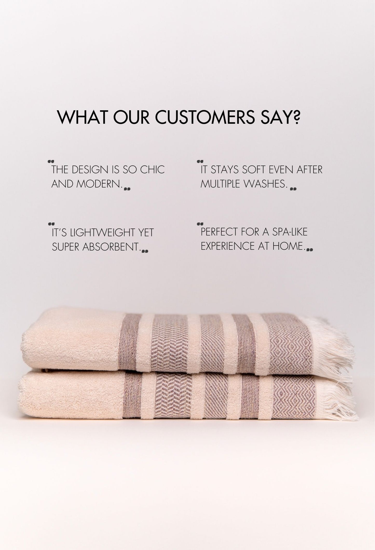 Premium Cotton Bath Towel. MORNING DUNES