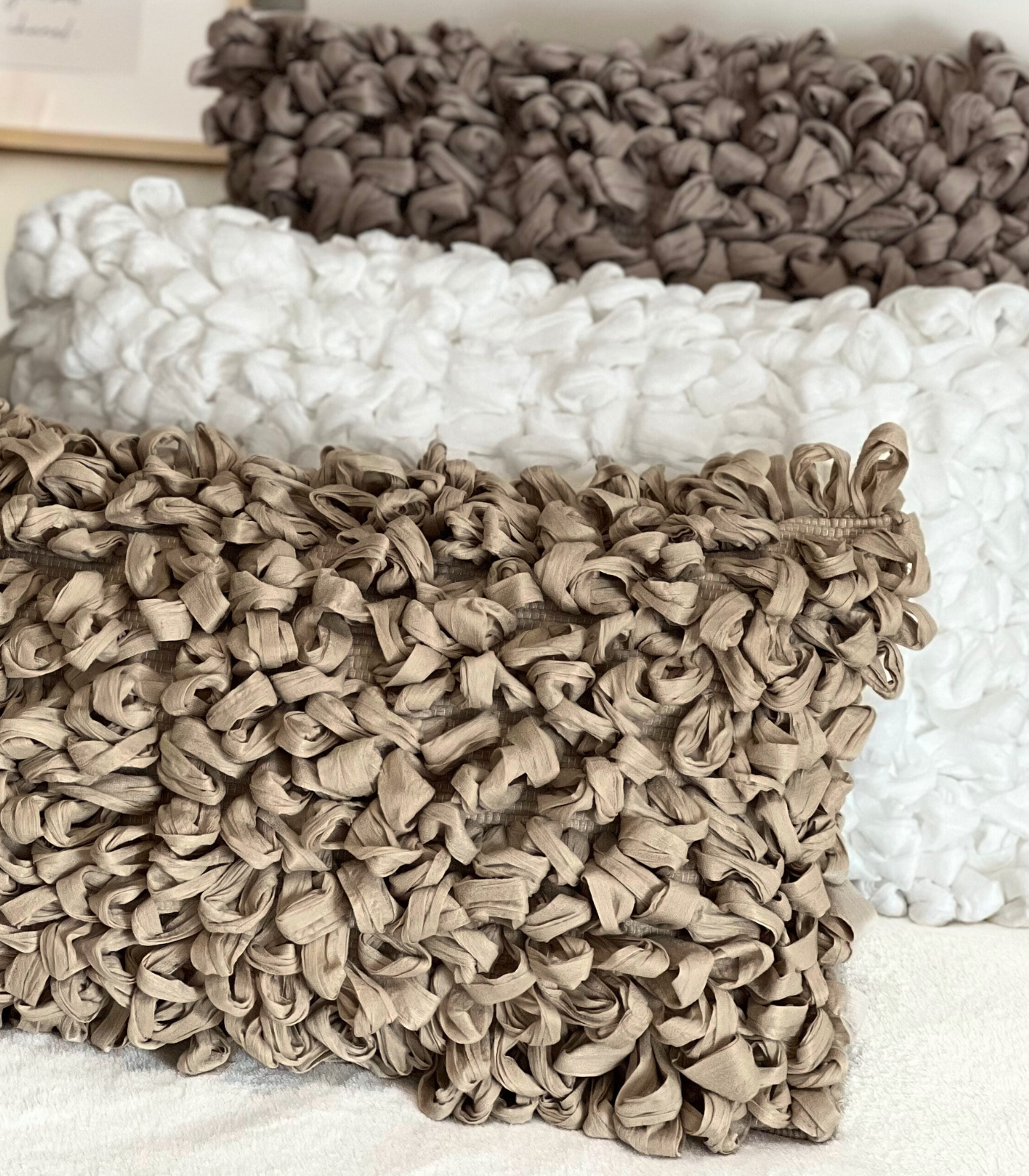 Coussins décoratifs. Choix conscient