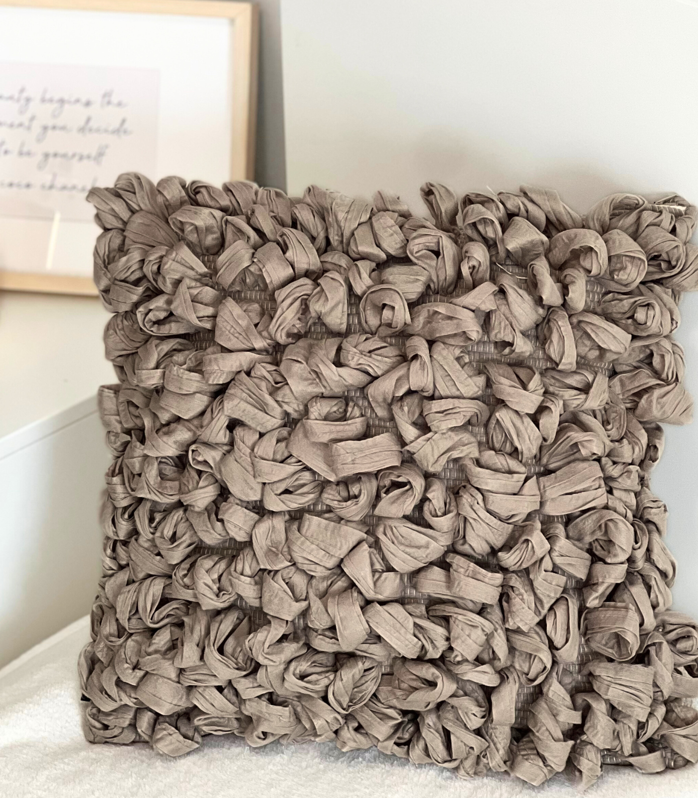 Coussins décoratifs. Choix conscient