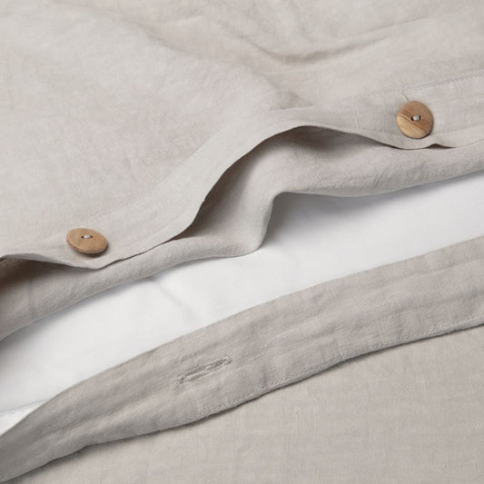 Linge de lit. Housse de couette. Milan. Ivoire (Gris & Beige)