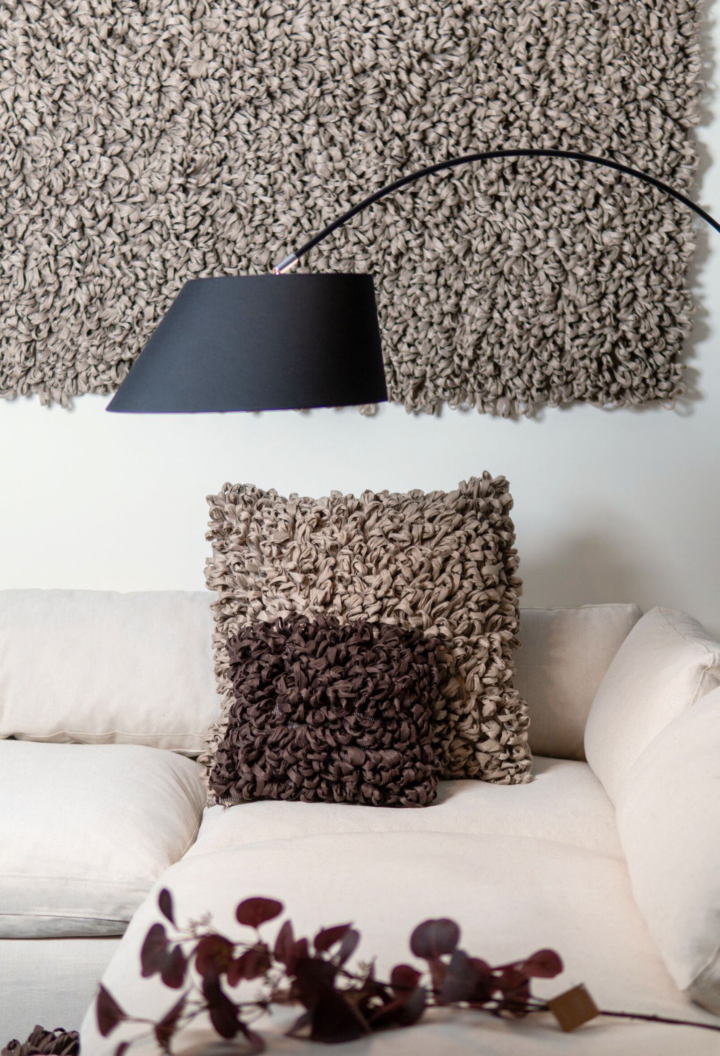 Coussins décoratifs. Choix conscient