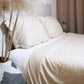 Linge de lit. Taie d'oreiller. Lisbon. Crème
