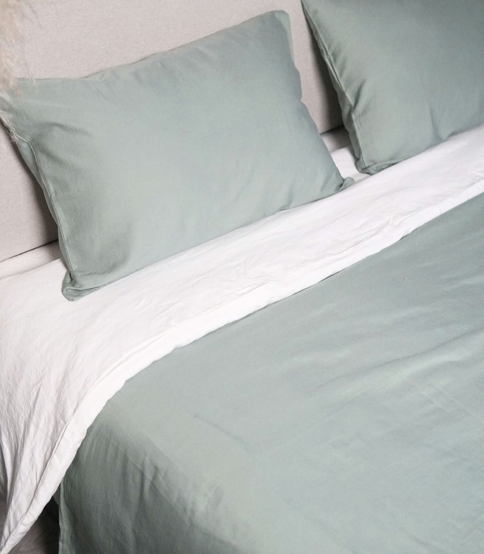 Bed Linen. Pillow Case. Lisbon. Green