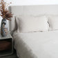 Linge de lit. Drap housse. Milan. Ivoire (Gris & Beige)