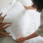 Linge de lit. Taie d'oreiller. Milan. Blanc
