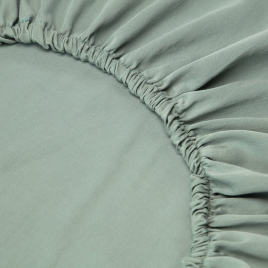 Bed Linen. Fitted Sheet. Lisbon. Green