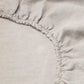 Linge de lit. Drap housse. Milan. Ivoire (Gris & Beige)