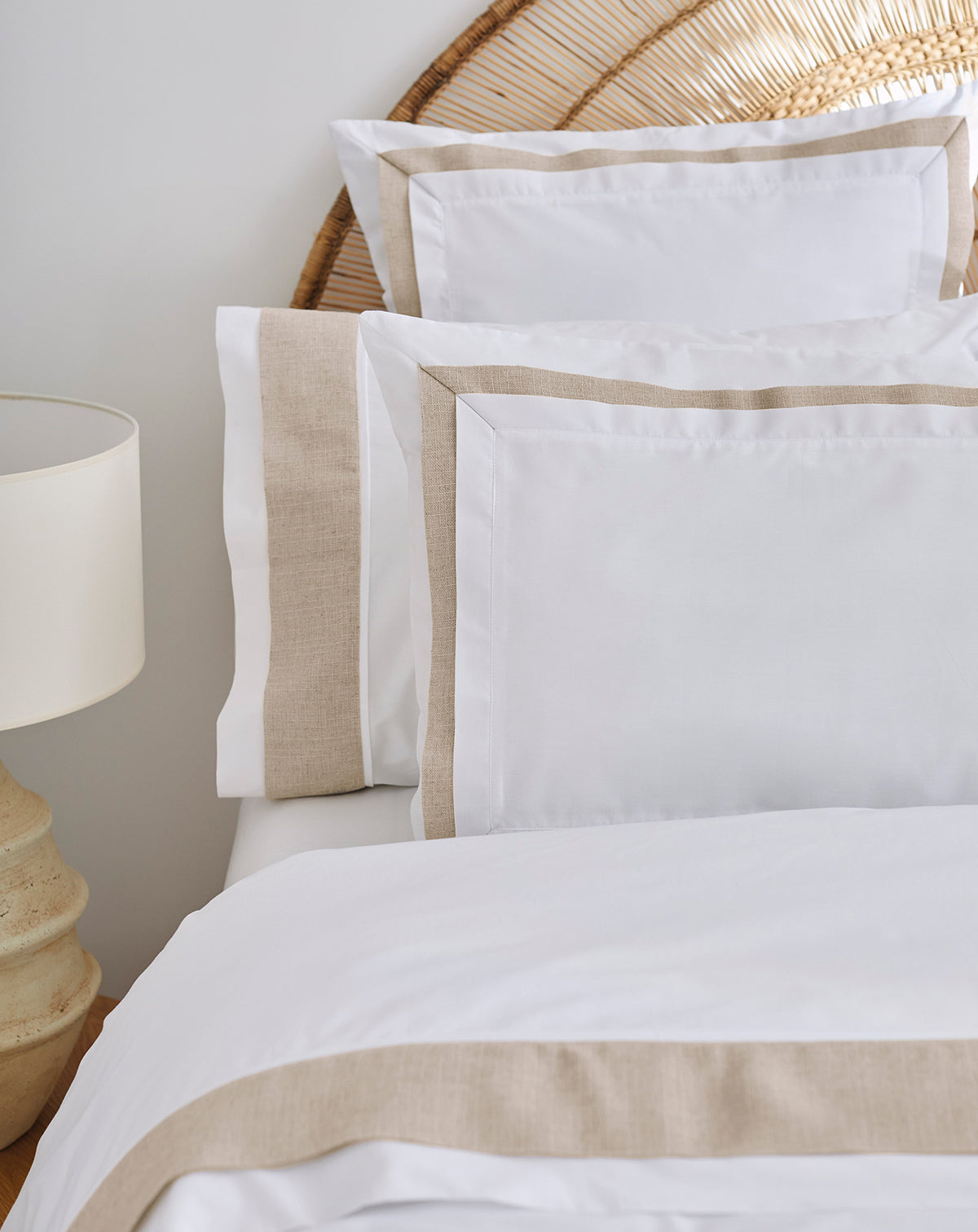 Discover unparalleled comfort with SOWL Home's Athens Cotton Percale Bed Set. Crafted from premium organic cotton, this set promises luxurious softness and breathability for a restful night's sleep.