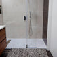 Bathmate from the HEAD in the Clouds collection in the color Under the Canopy. The bathmate features a soft, cushioned surface designed to evoke the feeling of stepping onto cool, soft grass. Made from upcycled textiles, it offers a comfortable and eco-friendly touch to your bathroom decor.