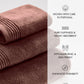 premium fluffy bath towel and hand towel from organic cotton