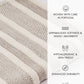 premium fluffy bath towel and hand towel from organic cotton