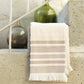 Morning Dunes premium cotton bath towel, featuring a serene and elegant design for luxurious bathing experiences