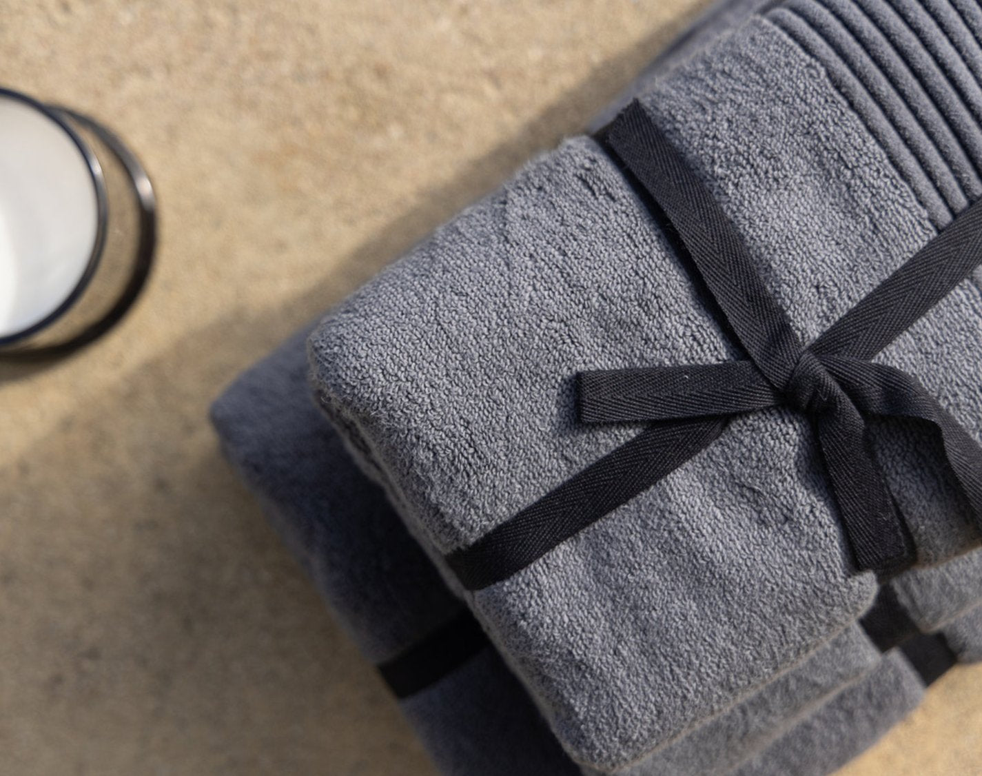 Fluffy grey towels outlet